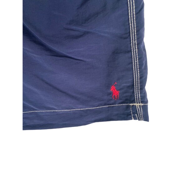 Polo Ralph Lauren Swim Trunks Mens S Blue Swim Drawstring Mesh Lined Red Pony - Picture 2 of 16